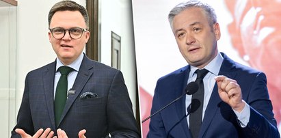 Zgrzyta w koalicji. Biedroń ostro o Hołowni. "Polityczny tchórz"