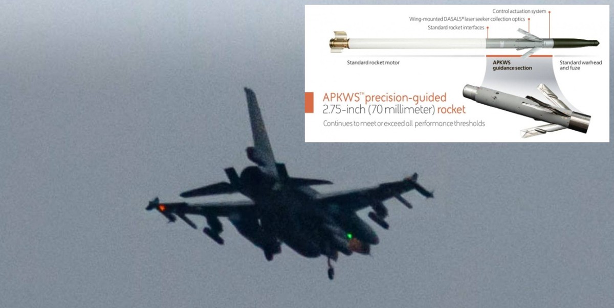 Nowośc na ukraińskim niebie -F-16AM dostał nowe rakiety.