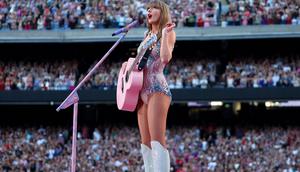 Taylor Swift performs during The Eras Tour in Melbourne.Graham Denholm/TAS24/Getty Images