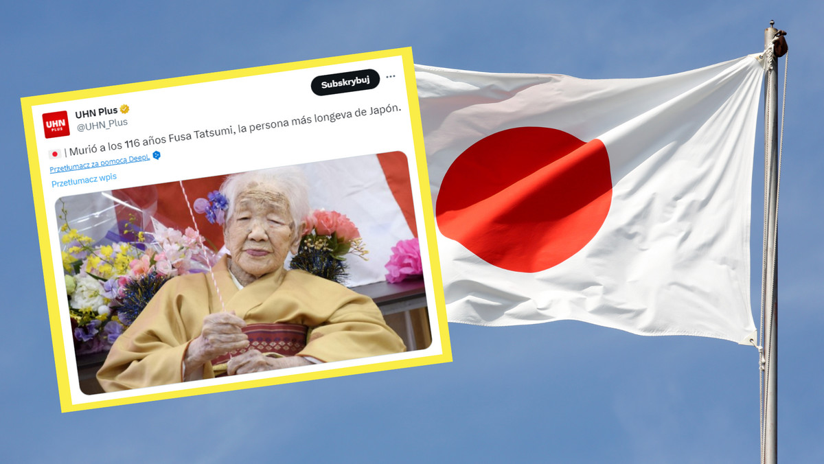 Zmarła 116-latka z Japonii, Zdążyła zjeść ulubione danie