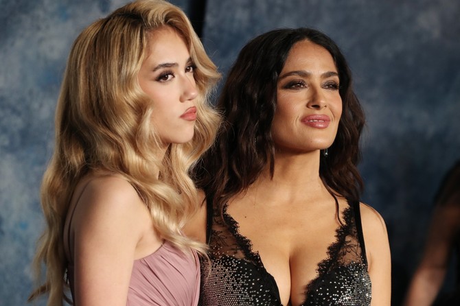 Salma Hajek sa svojom Valentinom