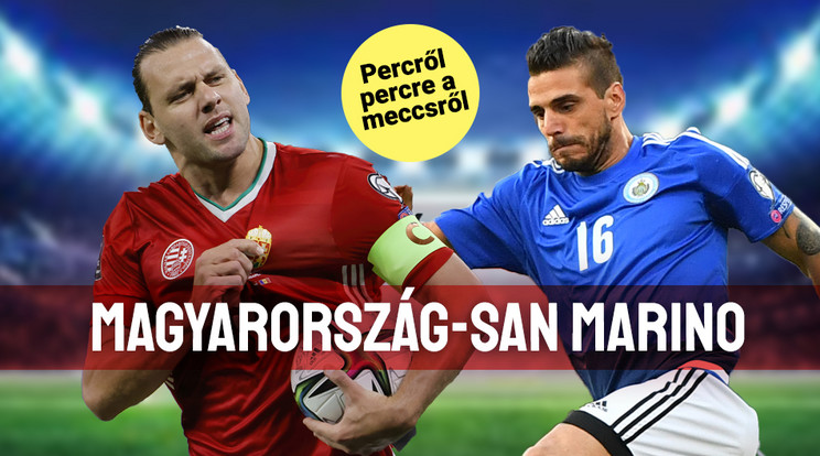 Kövesse élőben a Magyarország-San Marino vb-selejtezőt. / Grafika: Blikk