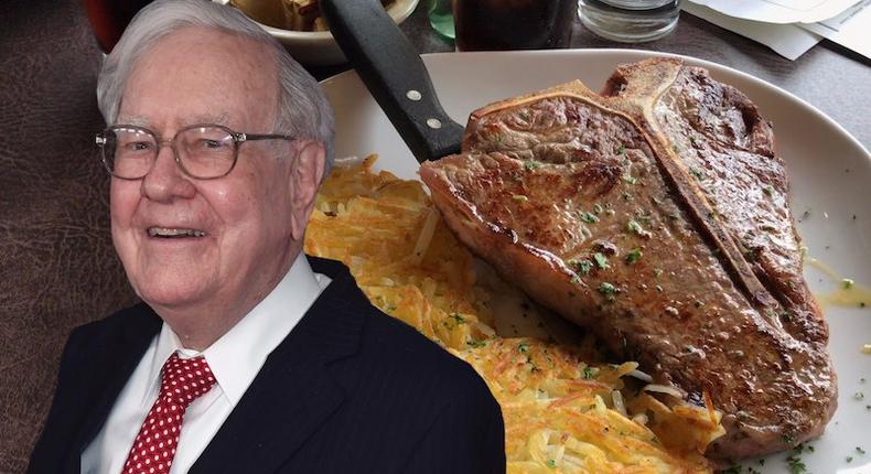 Warren Buffett's favorite steak at Gorat's costs $39.