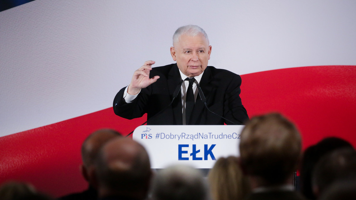 Kaczyński nie odpowie za słowa o "dawaniu w szyję". Decyzja Elżbiety Witek