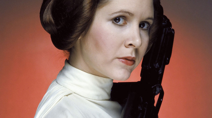 A Leia hercegnőt alakító Carrie Fishert még idén láthatjuk a mozikban /Fotó: AFP
