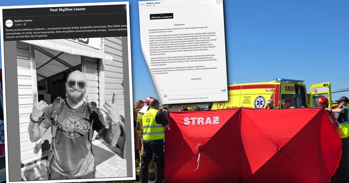 Tragiczny skok w Lesznie: Organizator przerywa milczenie