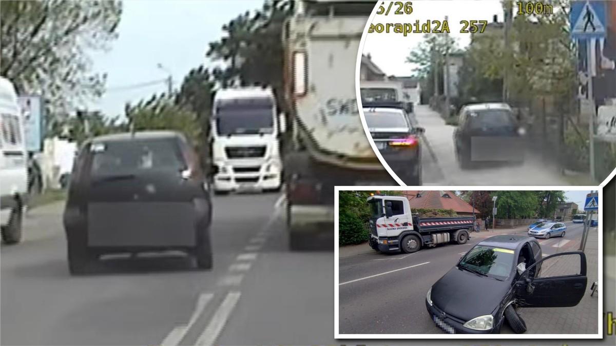 Mrożący krew pościg w Wodzisławiu. Pędził chodnikami obok przedszkola