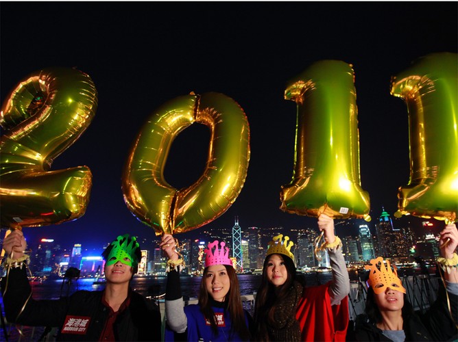 Także w Hong Kongu jest już rok 2011