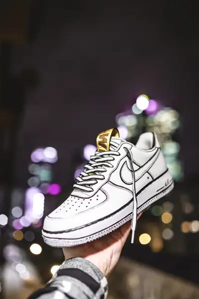 AF1 Cartoon Custom x off white