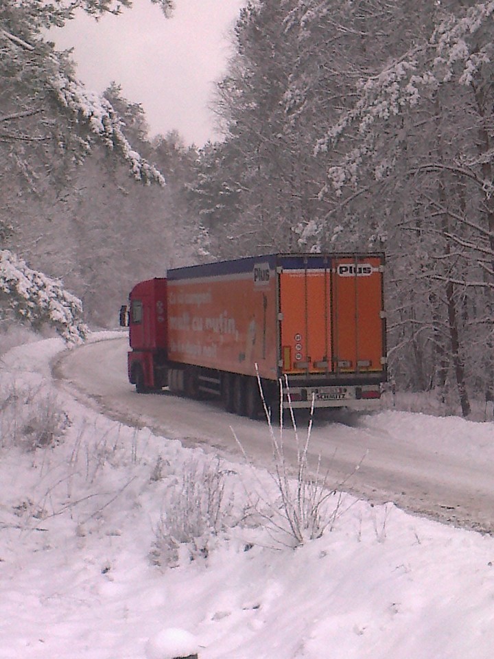 Nieudany objazd dla tirów, Fot. Kierowca Tira/Daj znać!