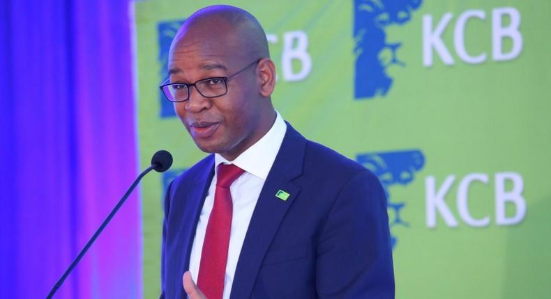 Outgoing KCB CEO Joshua Oigara