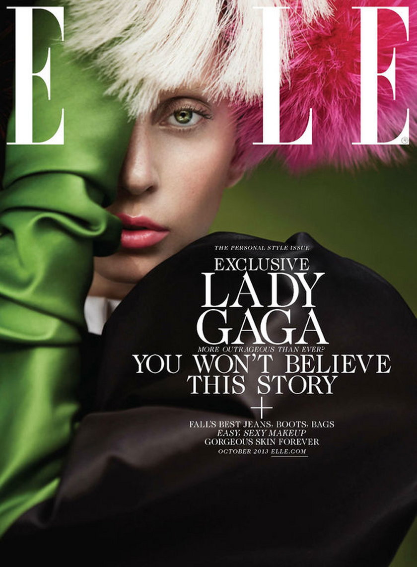 Lady Gaga, Elle październik 2013