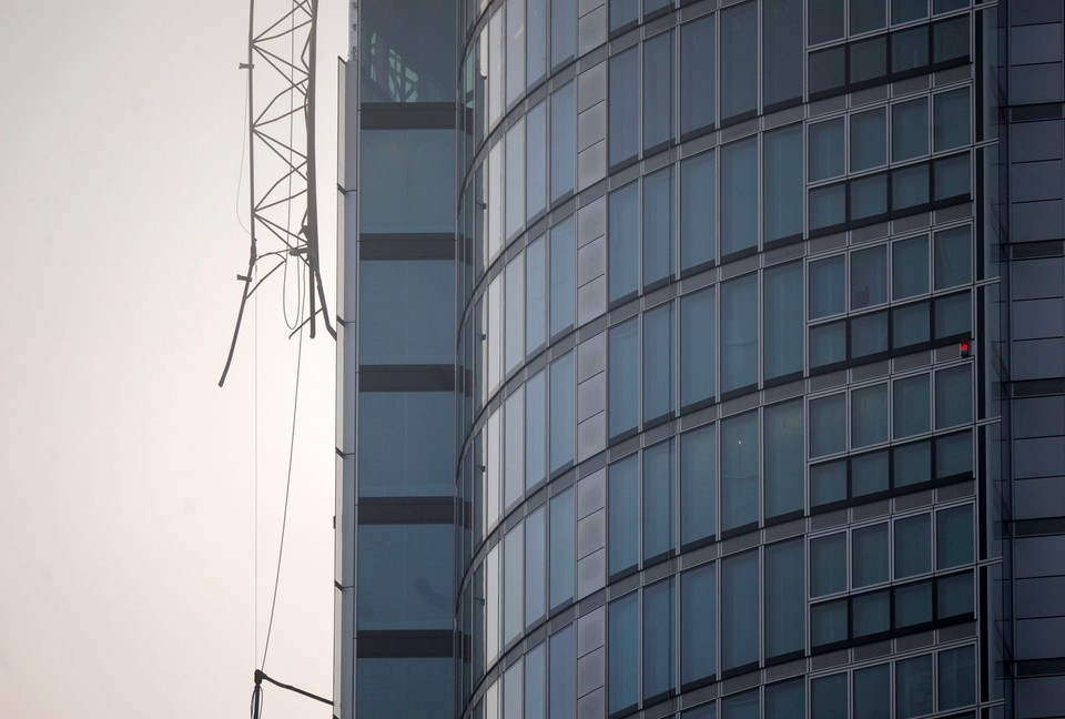 Helikopter spadł w centrum Londynu