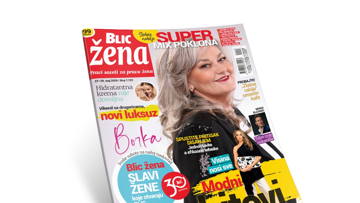 U subotu 23. maja potražite novi broj "Blic žene"