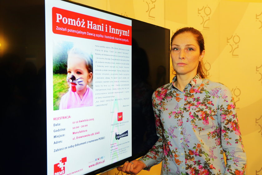 Karolina Wałęsa, córka Hani apeluje o rejestrowanie się dawców szpiku