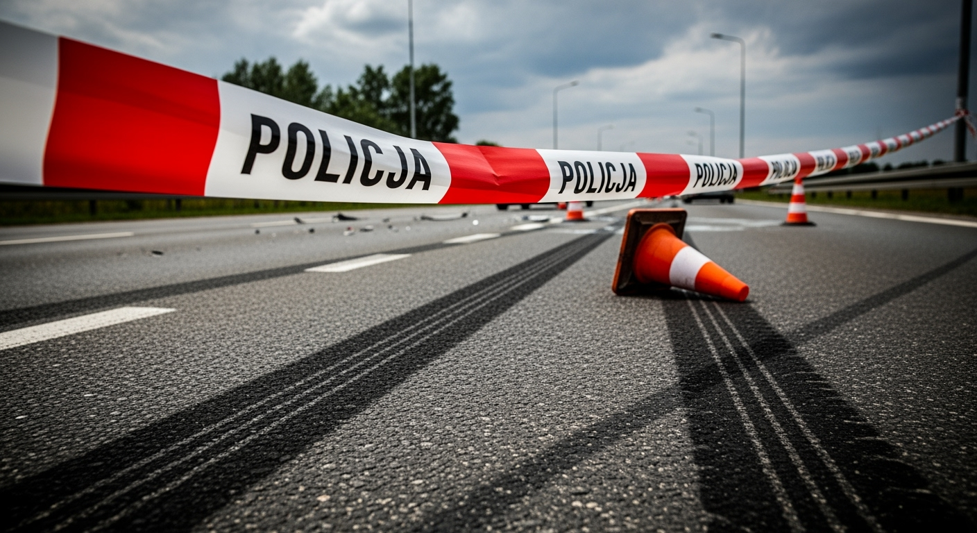 Ucieczka przed policją: Samochód wjechał w tramwaj we Wrocławiu