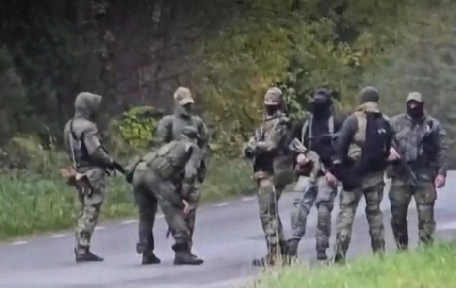 Ruski vojnici u blizini estonske granice