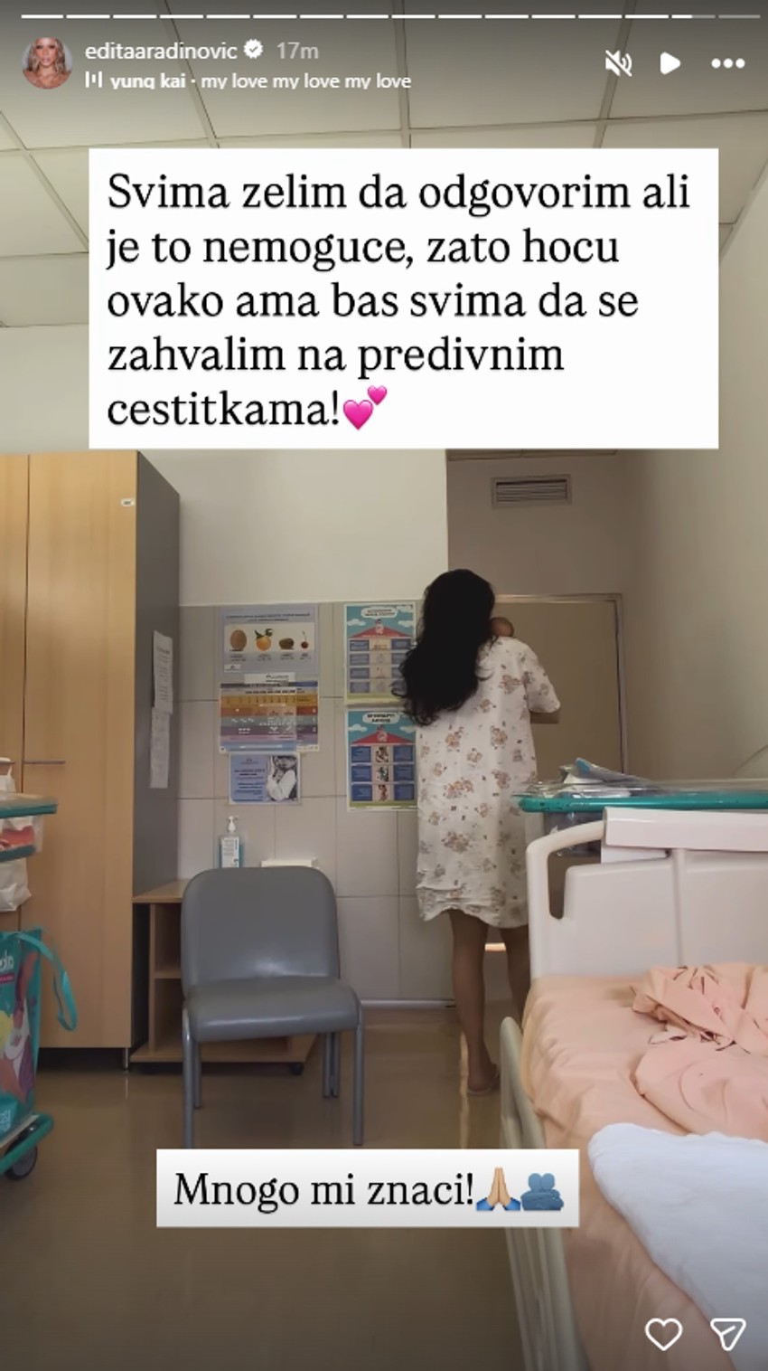 Edita sa ocem deteta i ćerkicom