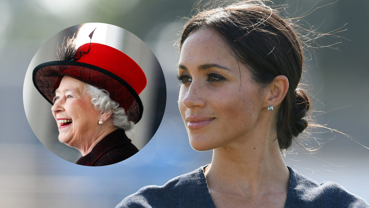 Tak Elżbieta zareagowała na suknię ślubną Meghan. Nagranie jest hitem sieci