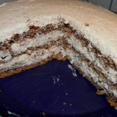 Diókrémes torta lisztérzékenyeknek