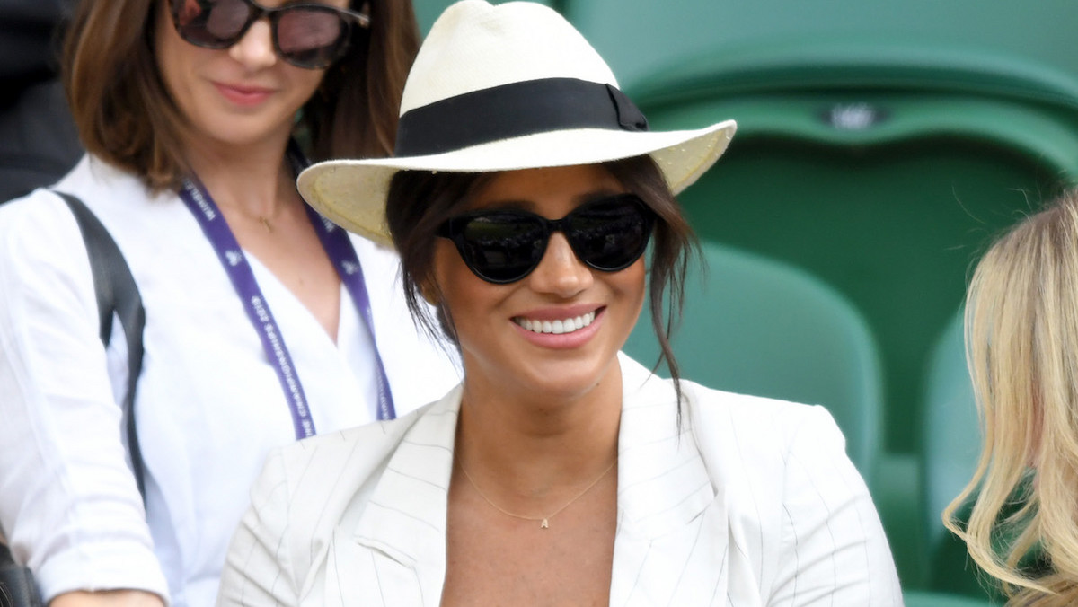 Meghan Markle na Wimbledonie złamała zasady. Zachowanie Meghan skomentowane przez organizatorów.