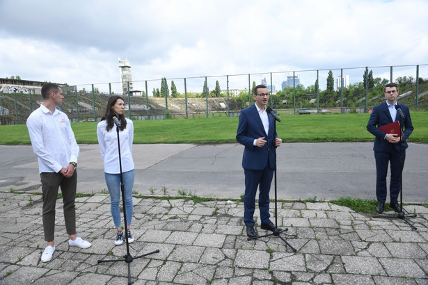 Morawiecki: Prosimy o przekazanie stadionu "Skry", chcemy wykonać remont za Rafała Trzaskowskiego