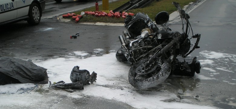 Motocyklem pędził 233 km/h