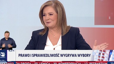 Duże emocje w studiu TVP Info. Zachowanie Danuty Holeckiej zaskoczyło