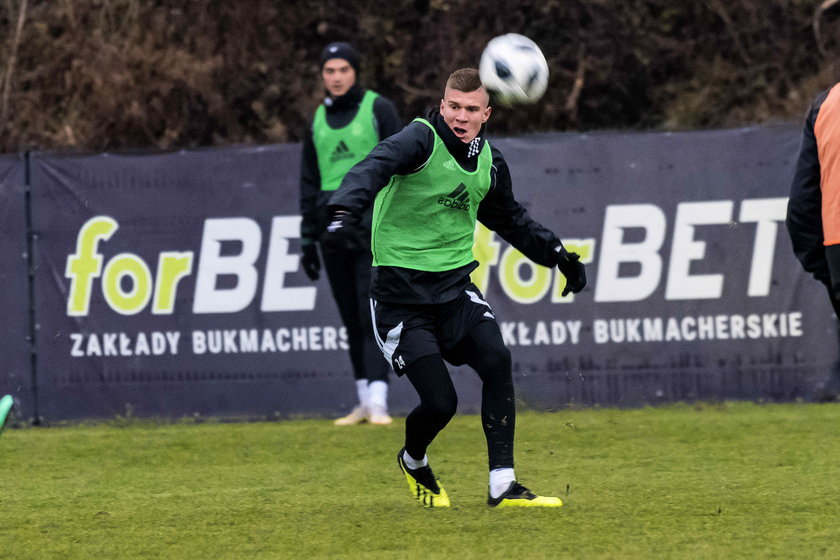 Pilka nozna. Ekstraklasa. Slask Wroclaw Trening. 13.12.2018