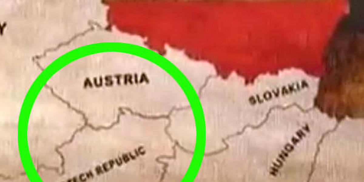 Mapa Europy według BBC