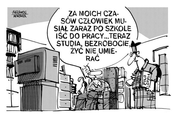 Studia, bezrobocie krzętowski