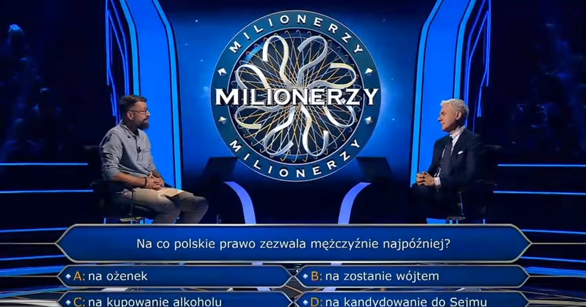 Ile lat trzeba mieć, żeby zostać wójtem? To wyjaśniło się w "Milionerach", choć pytanie brzmiało inaczej