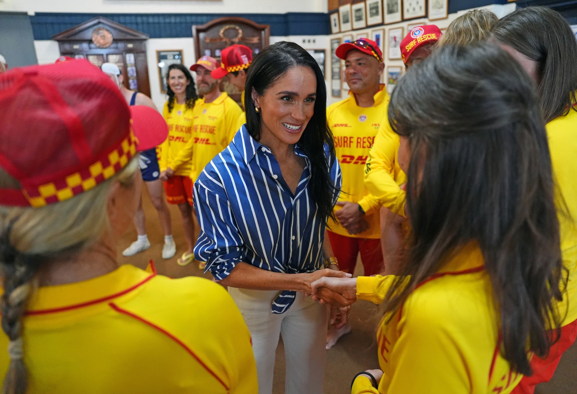 Meghan Markle počas návštevy Austrálie. 