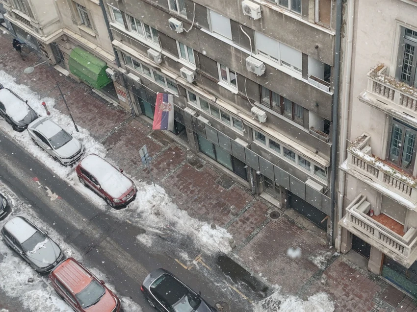 Provejava sneg u Beogradu