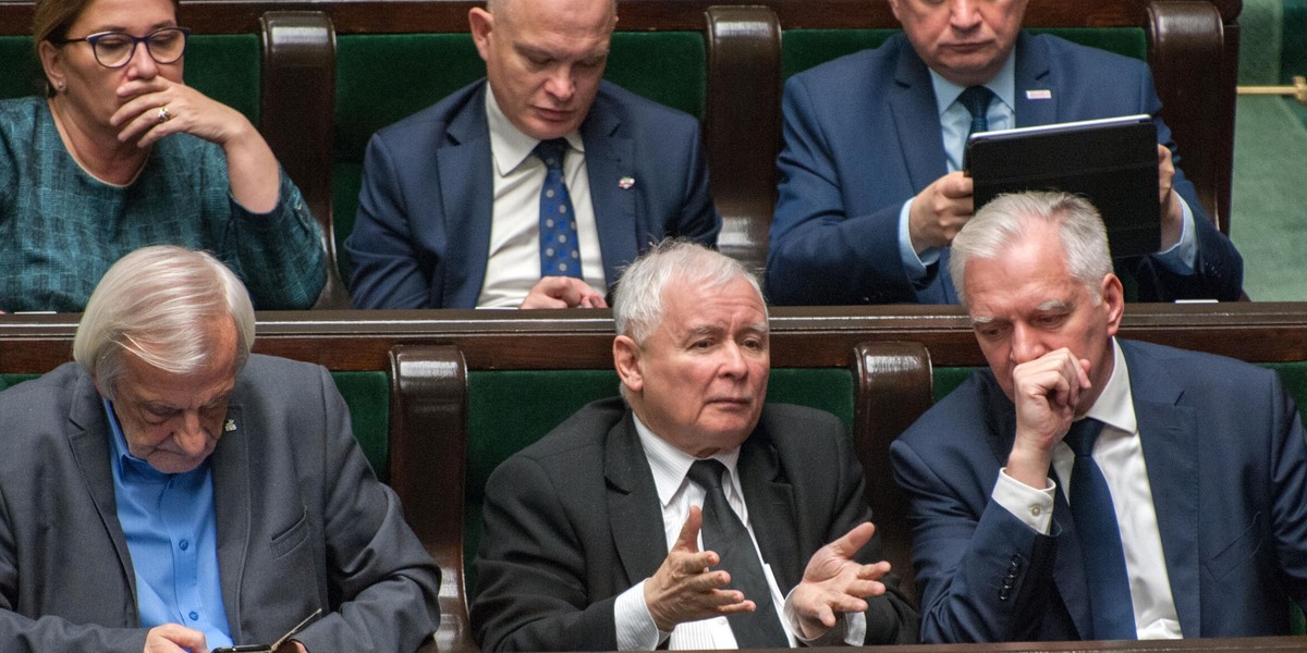 Ryszard Terlecki, Jarosław Kaczyński, Jarosław Gowin