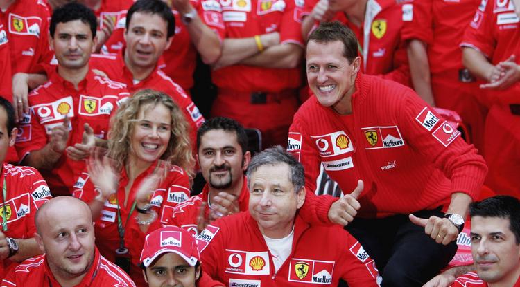 Jean Todt és Michael Schumacher 2006-ban Fotó: Getty Images