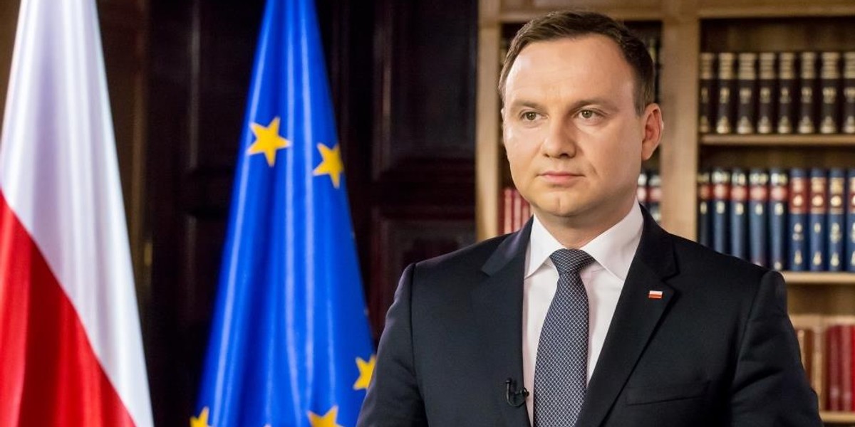 Duda w końcu przemówił