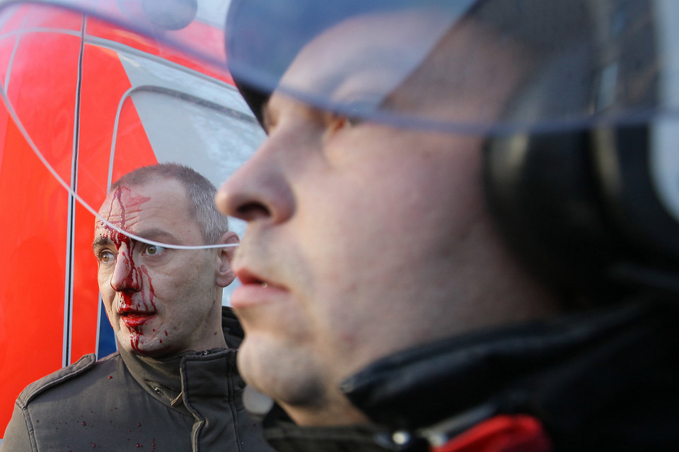 Zamieszki w Warszawie podczas 11 listopada, fot. PAP/Paweł Supernak