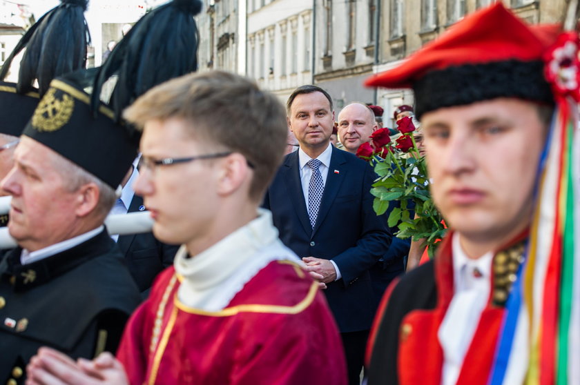 Uroczysta procesja na Skałkę