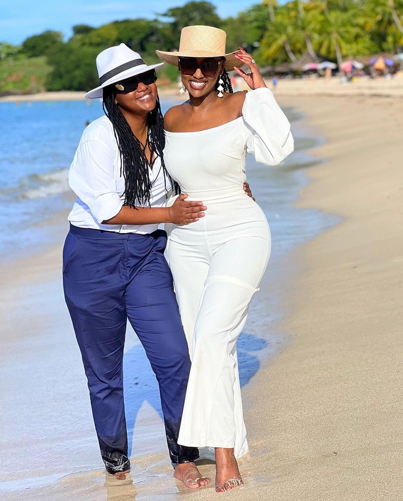 Michelle Ntalami and Fena Gitu 