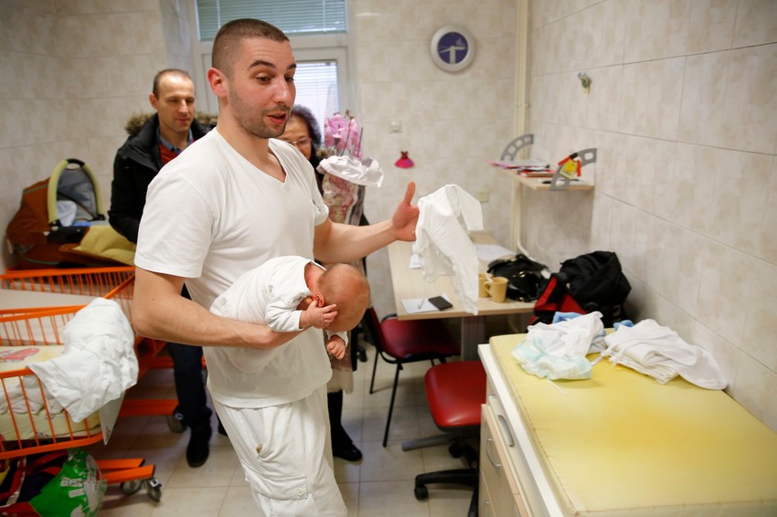 Marko Obradović, muški tehničar na pedijatriji