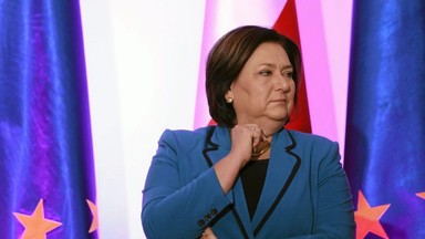 Na Targach Książki A. Komorowska zaprezentowała książkę o Belwederze