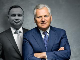 Prezydenci RP. Aleksander Kwasniewski i Andrzej Duda  
