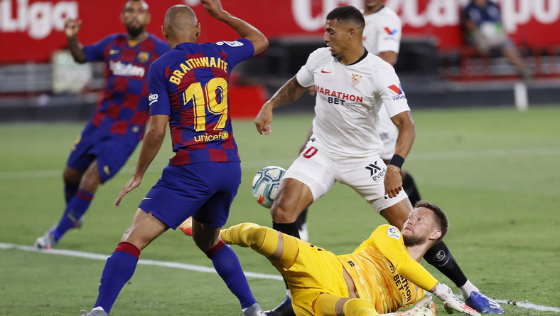 LaLiga: Sevilla FC - FC Barcelona. Bez bramek w hicie ligi hiszpańskiej
