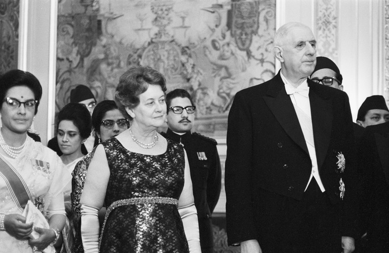 Yvonne i Charles de Gaulle w 1966 r.
