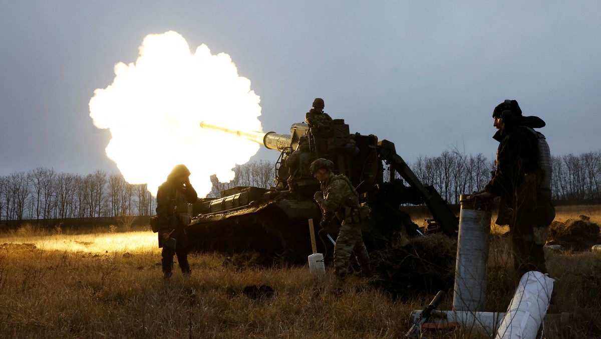 Ukraińska artyleria pod Bachmutem