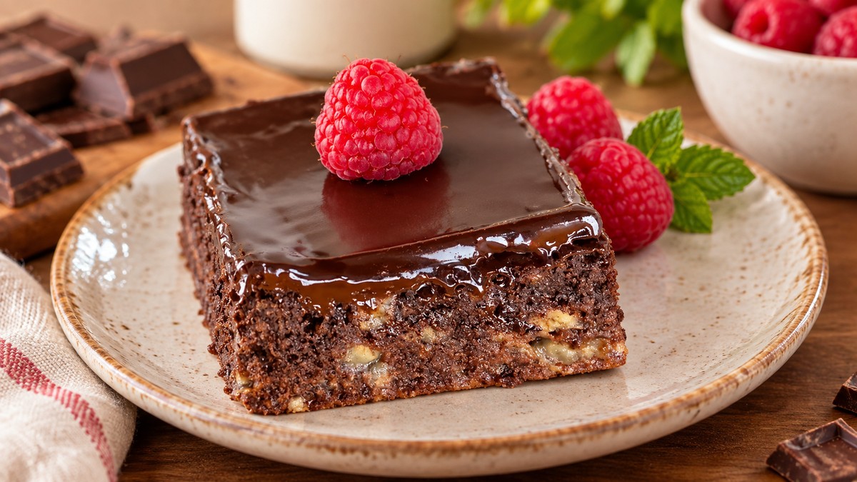 Recept za zdraviji čokoladni kolač s malinama