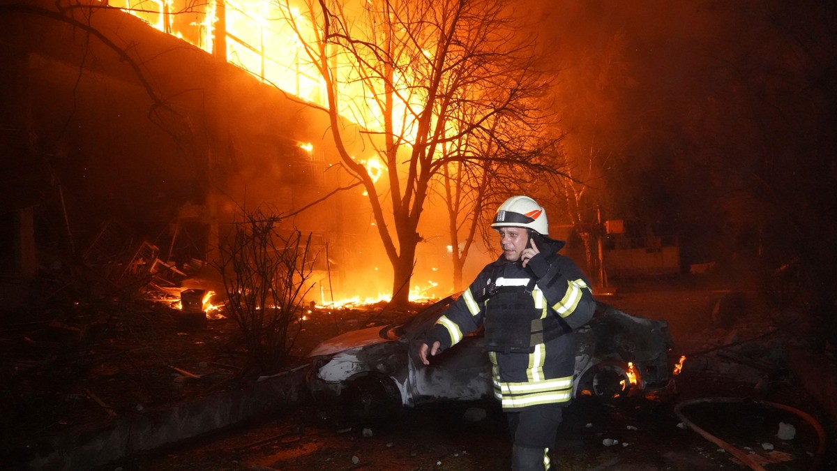 (Foto) žestok napad na Harkov! Rusija lansirala jato dronova na ključni ...