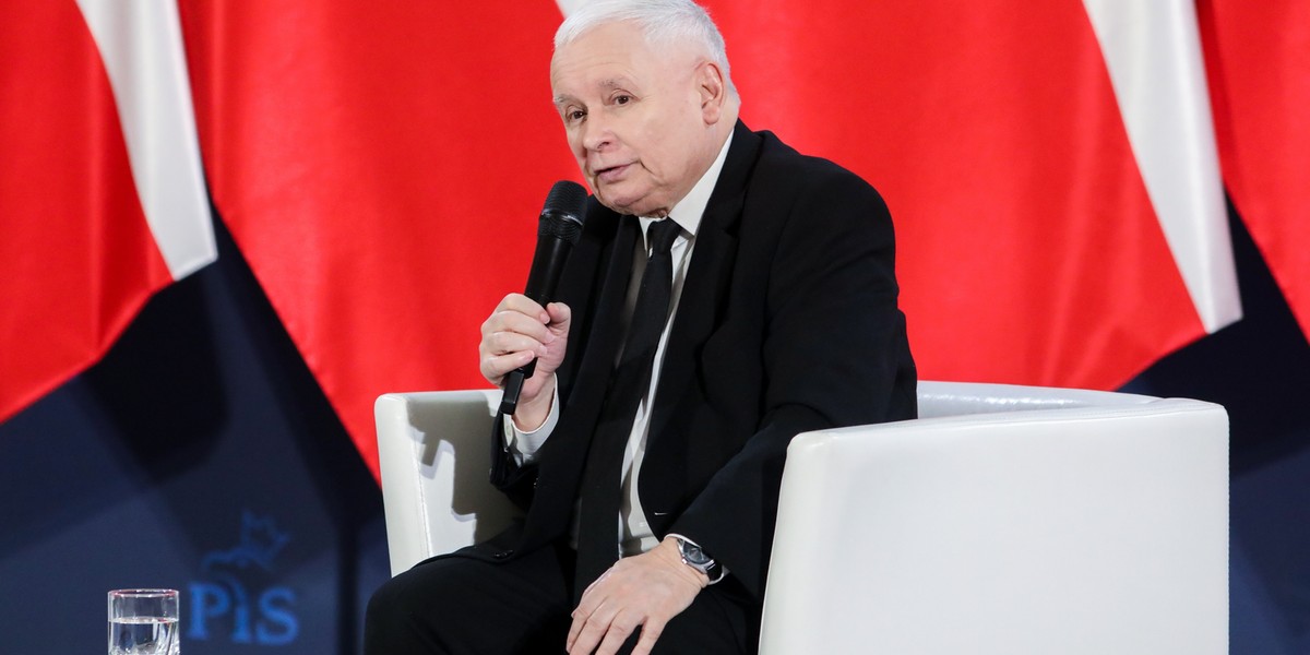 Prezes PiS Jarosław Kaczyński