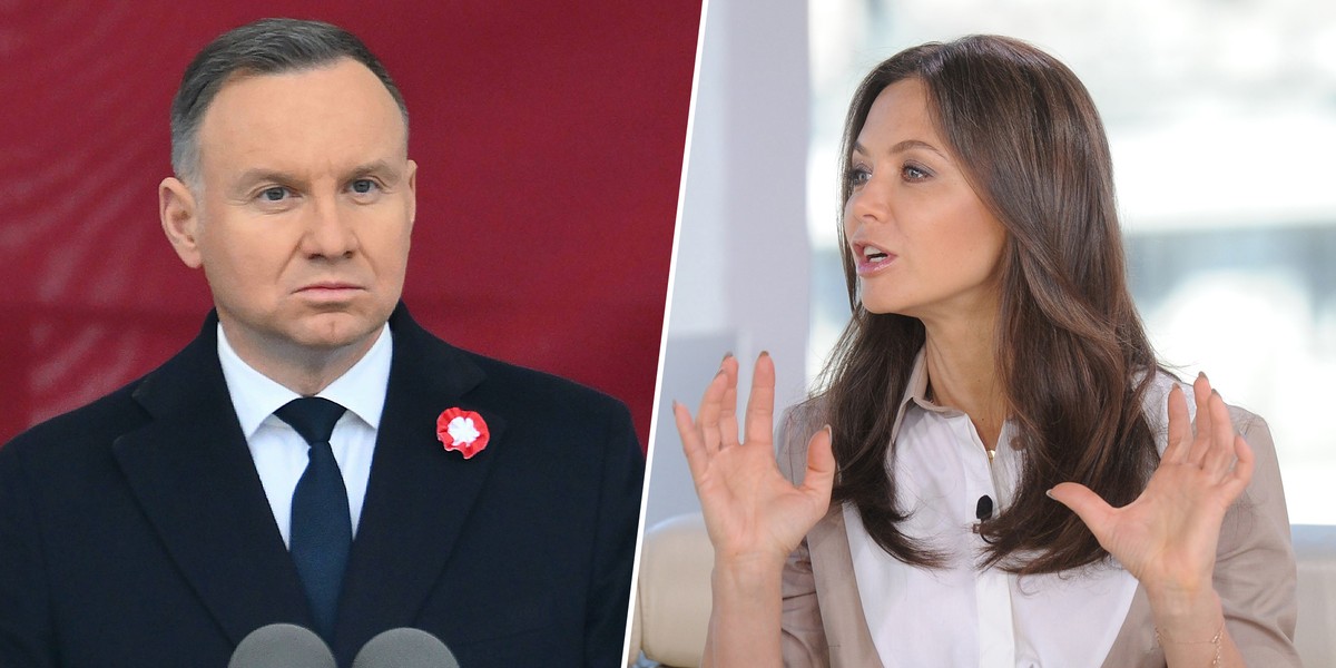 Andrzej Duda, Kinga Rusin. 